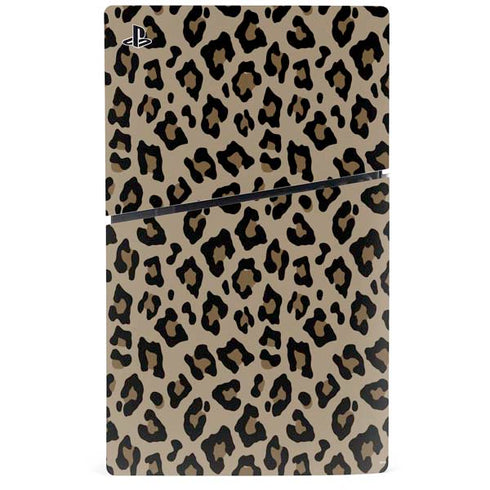 Leopard Print PS5 Slim Digital Edition Console Skin